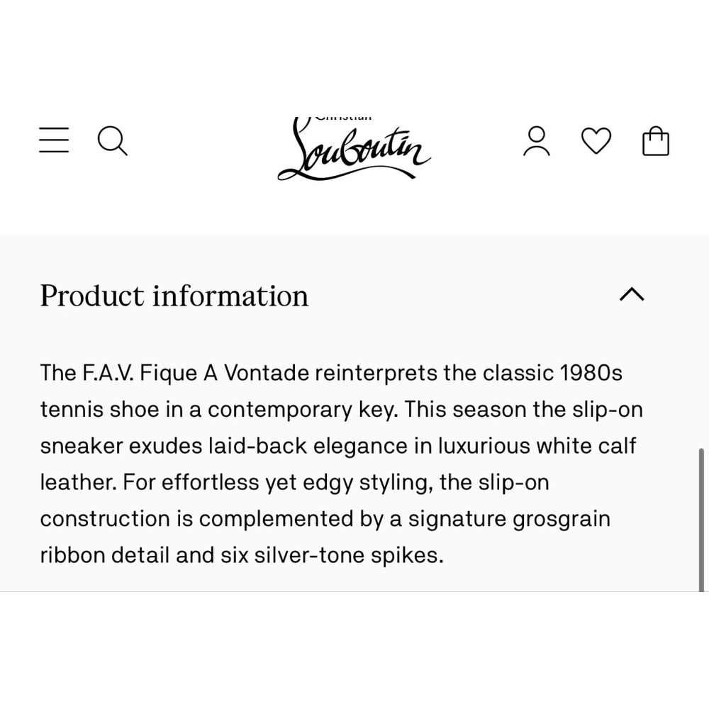 New Christian Louboutin F.A.V Fique A Vontade White Red Sneakers 7.5 - Picture 5 of 5